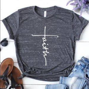 Christian Graphic Tees - Faith Symbol - NEW